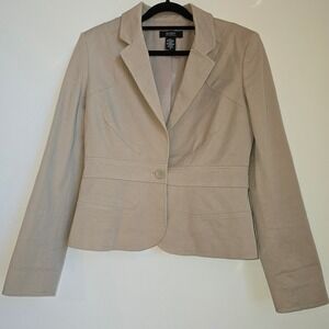 Body By Victoria Short Blazer Women's One Button Dressy Business Casual Jacket
